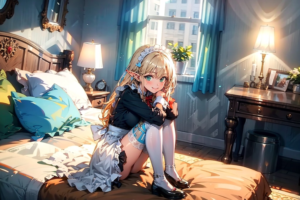 夜のメイドさん