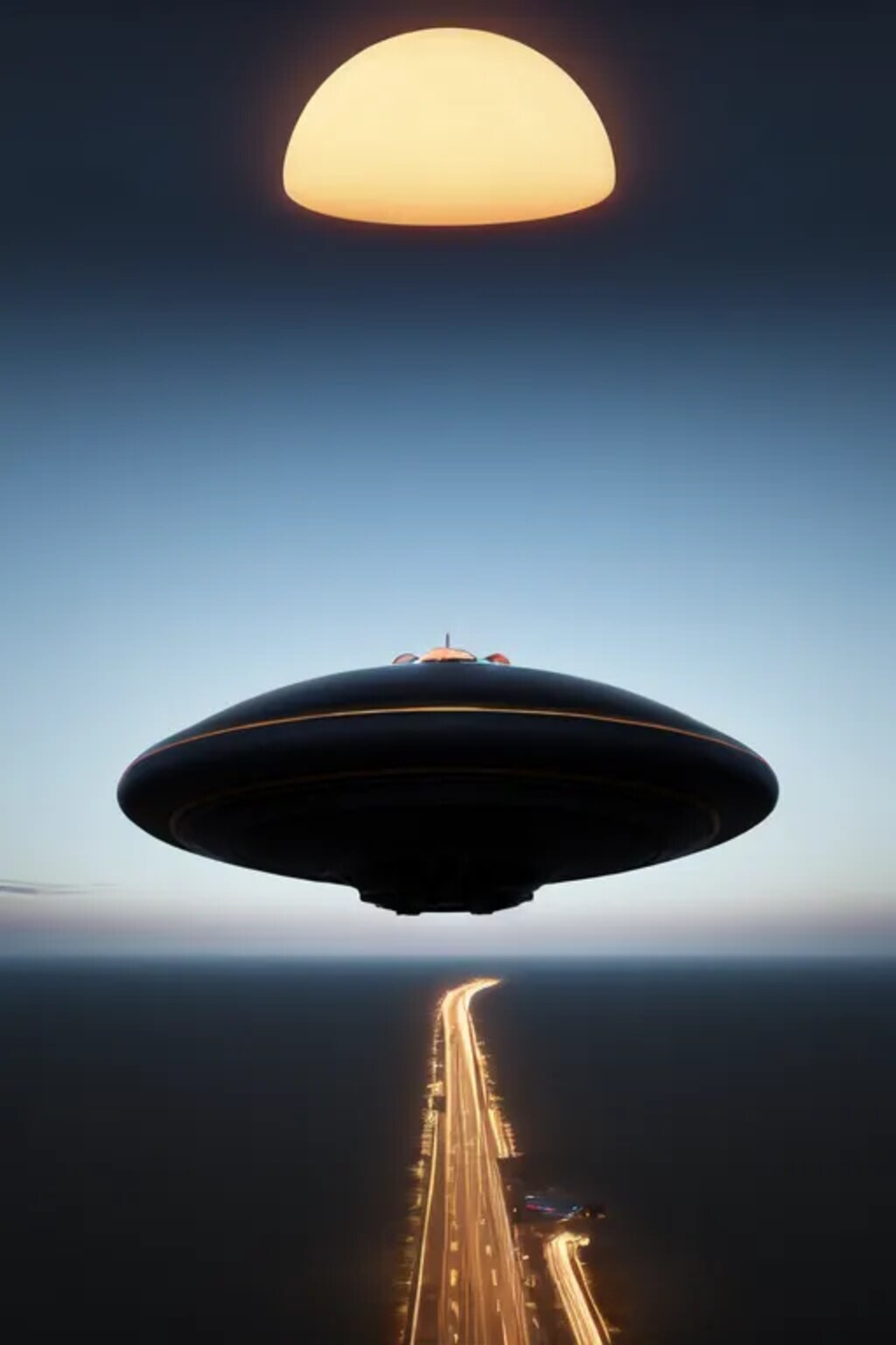 【オリジナル】:『突如現れた不気味なUFO』