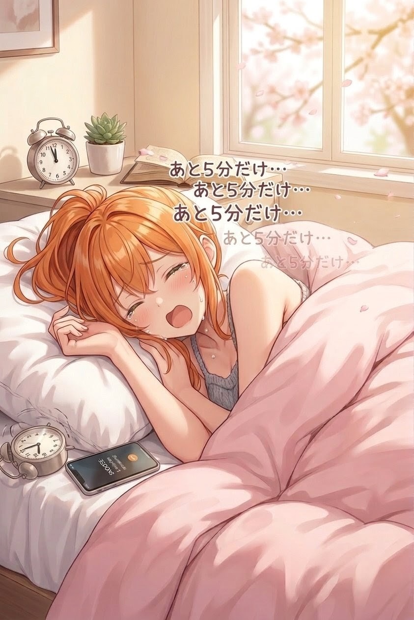 あと5分だけ | の人気AIイラスト・グラビア