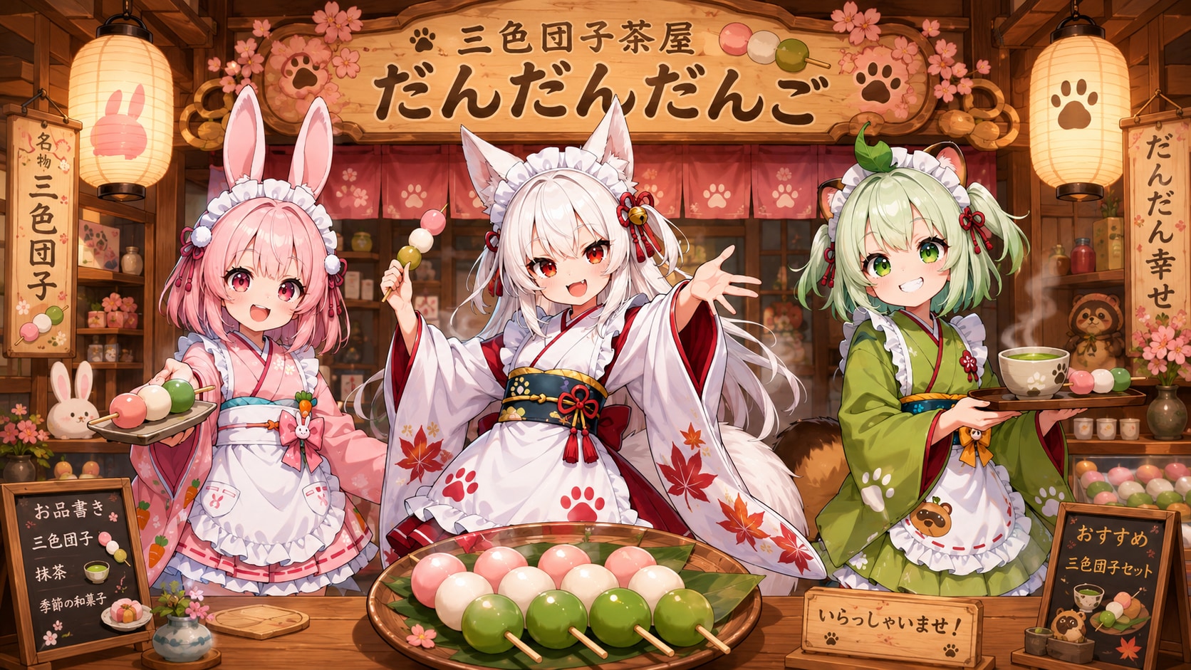 三色団子茶屋 だんだんだんご