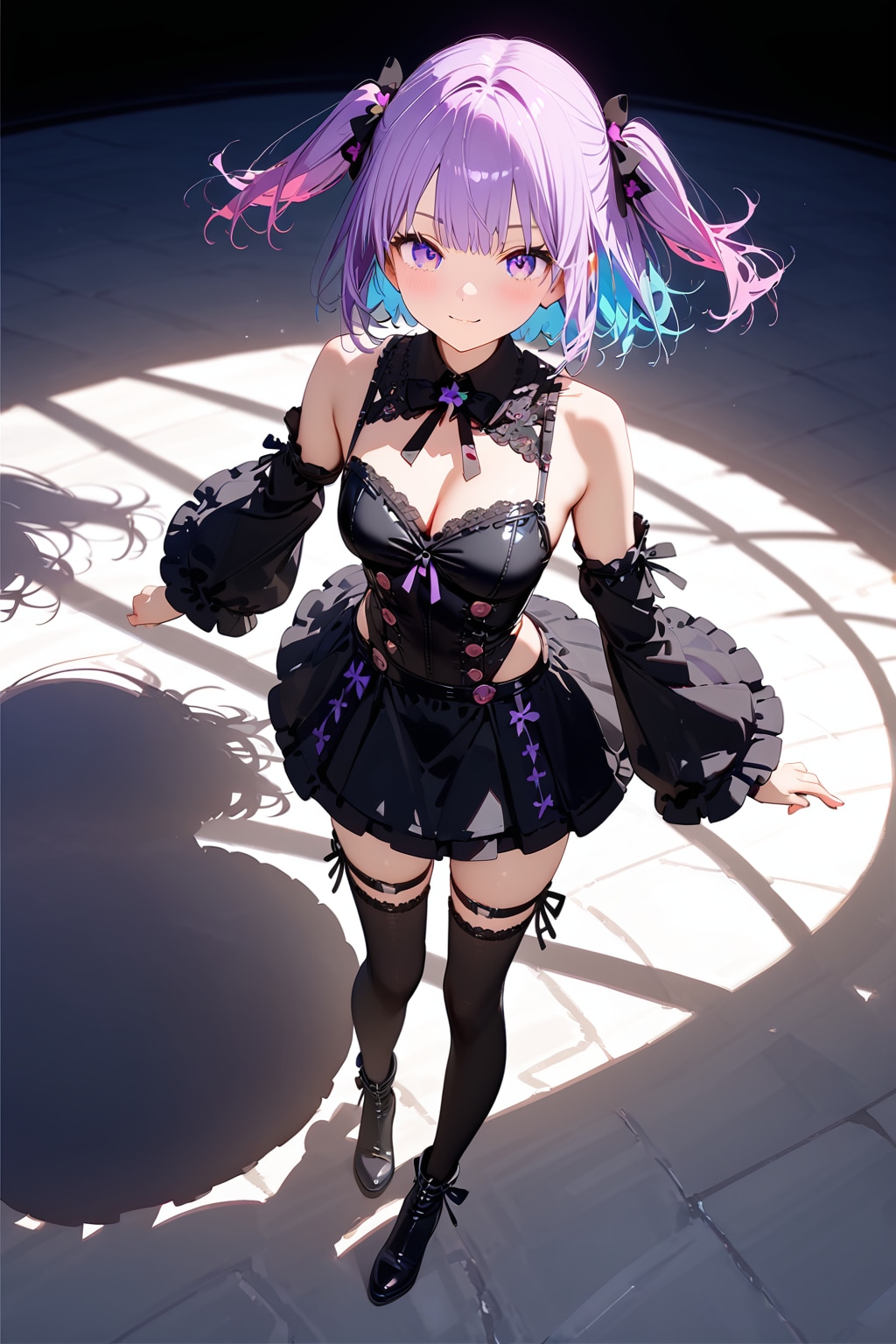 (717HQ)銀髪ちゃんゴスロリ