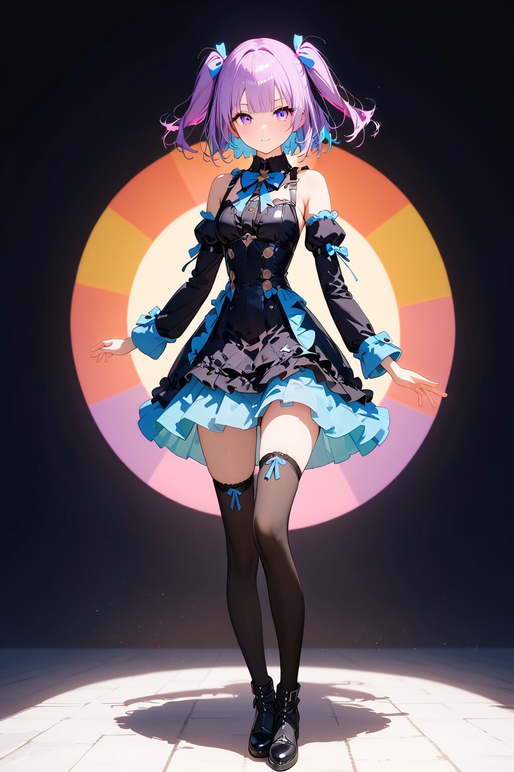 (717HQ)銀髪ちゃんゴスロリ