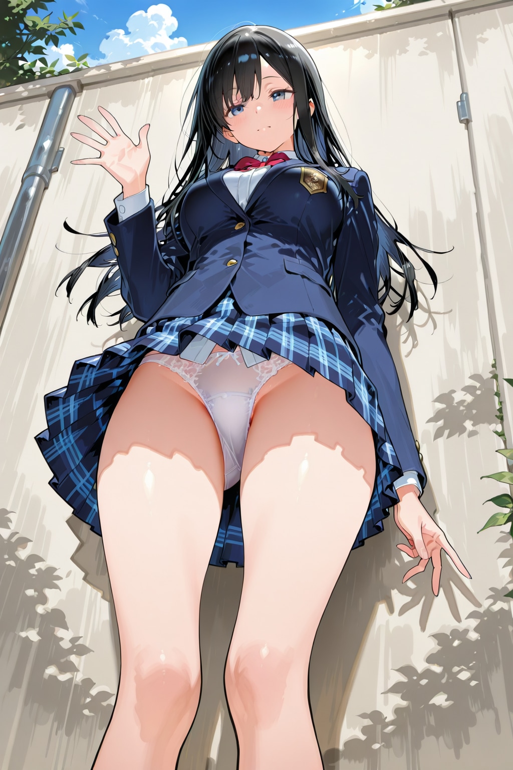 美脚とパンチラ