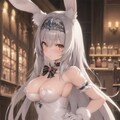 おおかみさんのバニーガールコスプレ。その２ 6枚目