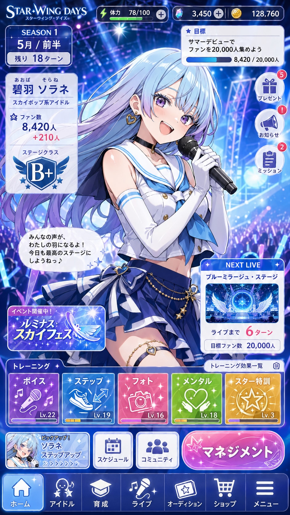 架空育成ゲーム