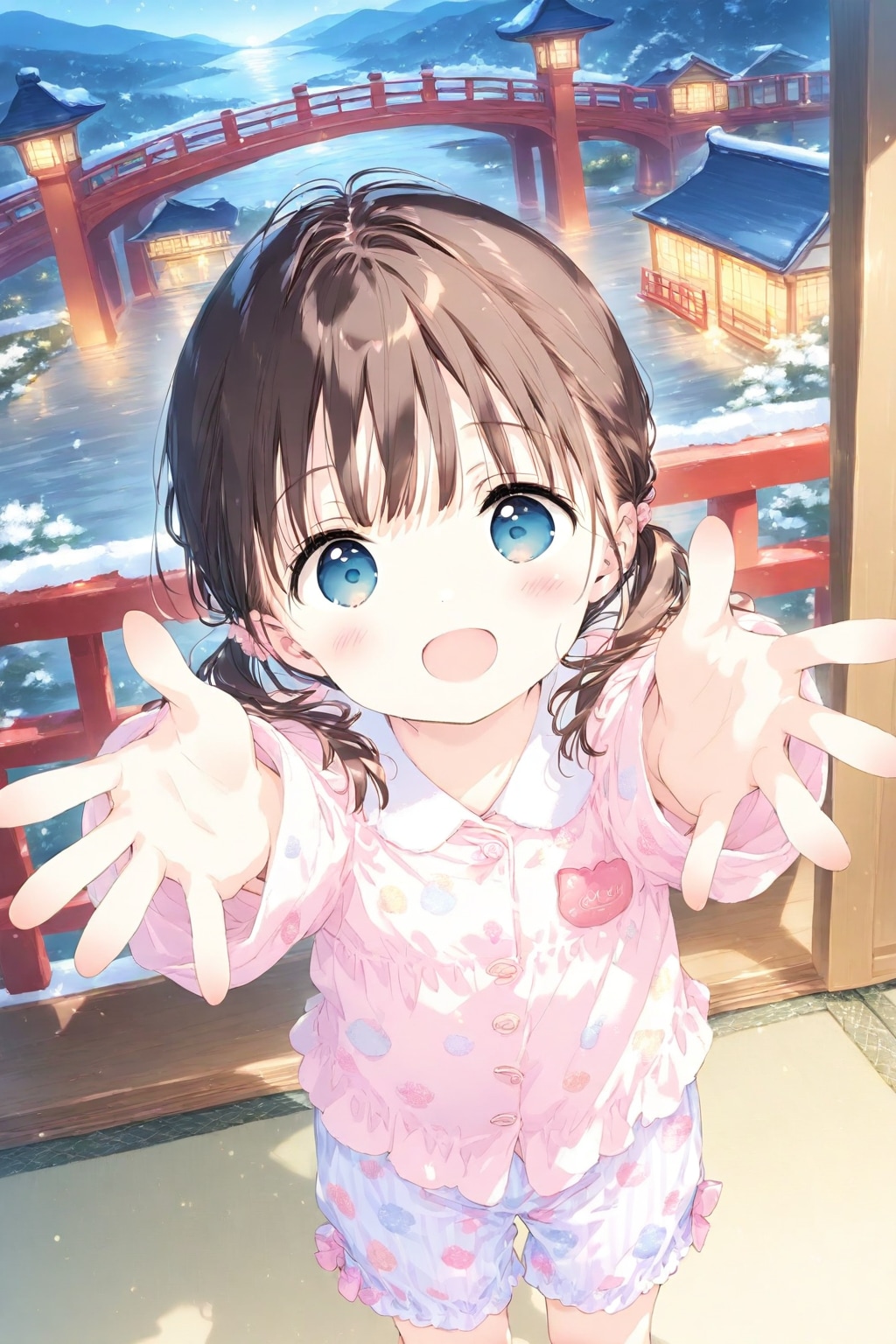 お兄ちゃん❤️葵も外の景色見たいよ❤️抱っこ❤️ | の人気AIイラスト・グラビア