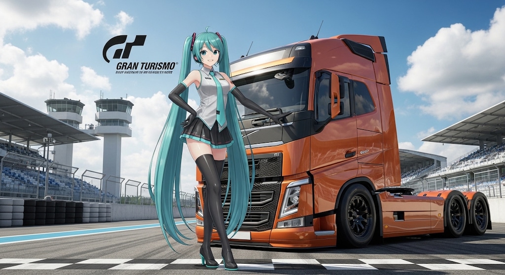 初音ミクとボルボトラック
