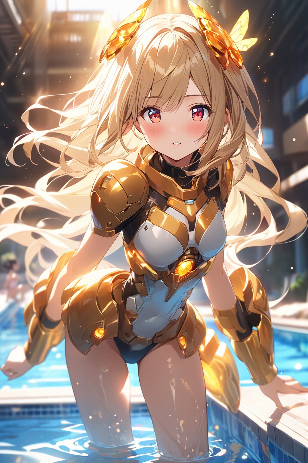 暑いから近所のプールでしか戦いません！