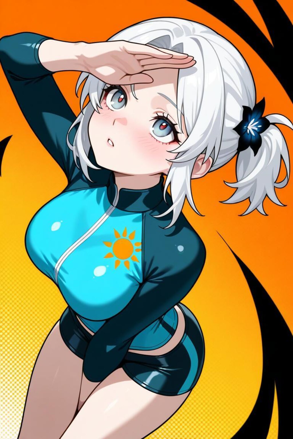 日に当てられて