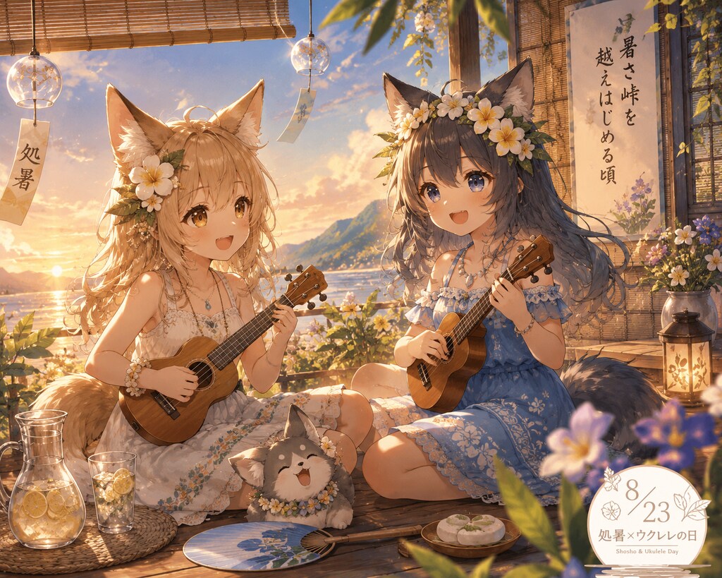 8月23日、処暑&ウクレレの日