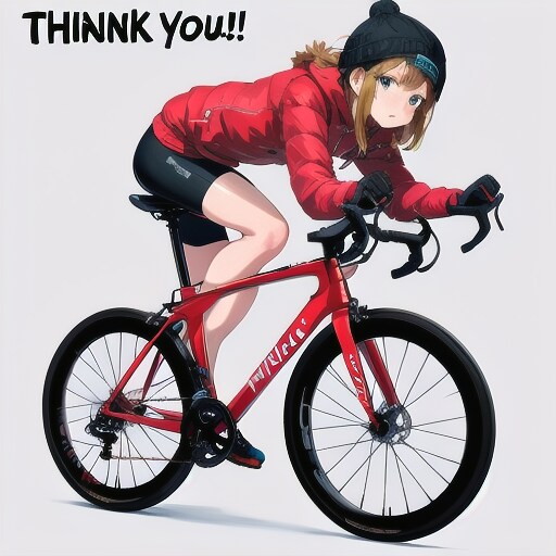 自転車と彼女