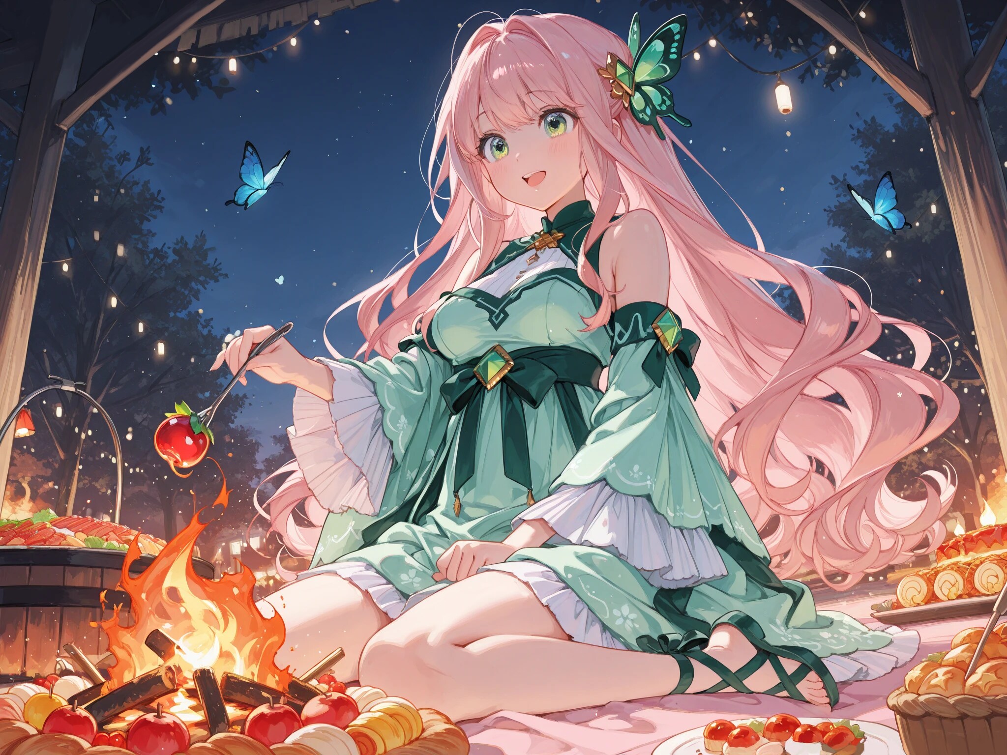 焚火と食事とユール祭 | の人気AIイラスト・グラビア