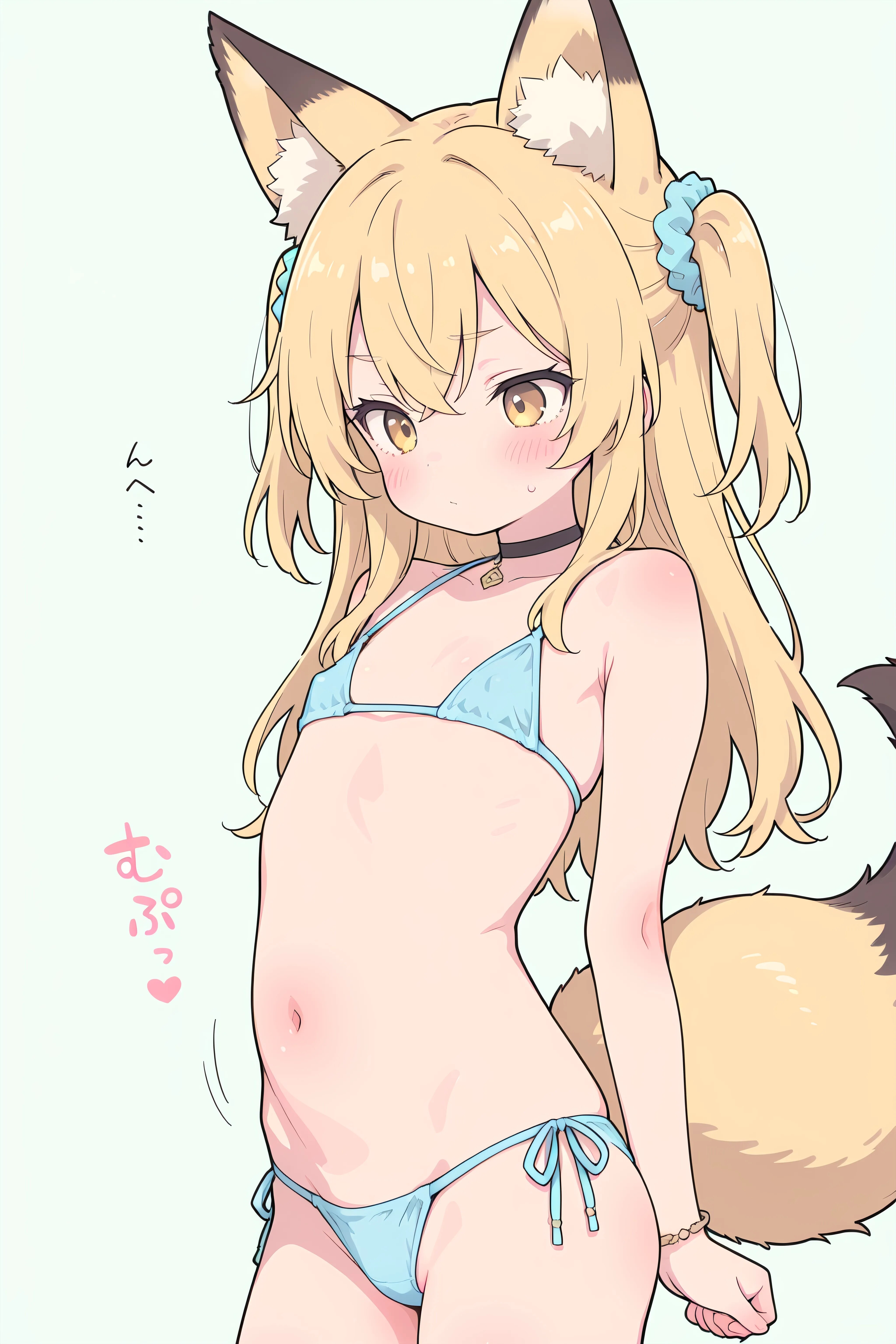 Azure Bikini and Fluff