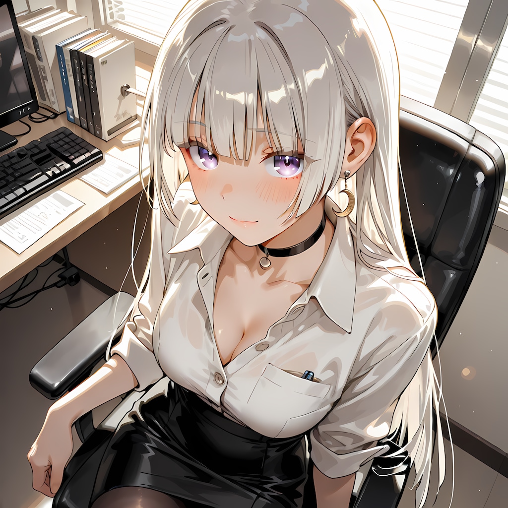 無表情ギャップ