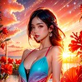 夕暮れ 2枚目