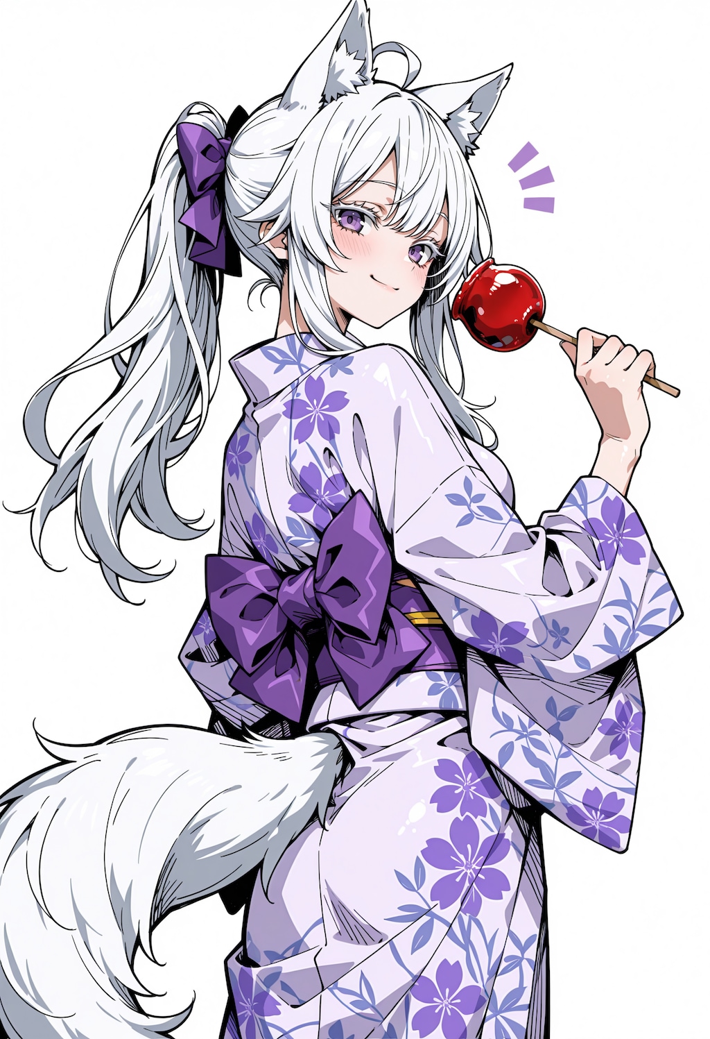 浴衣オオカミ娘