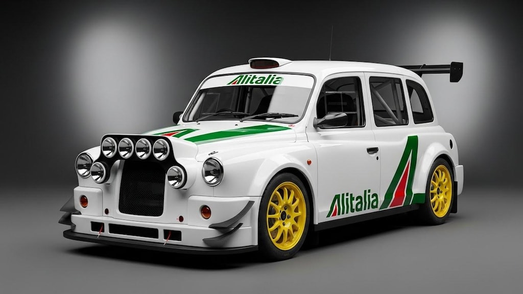 アリタリアロンドンタクシーラリーカー