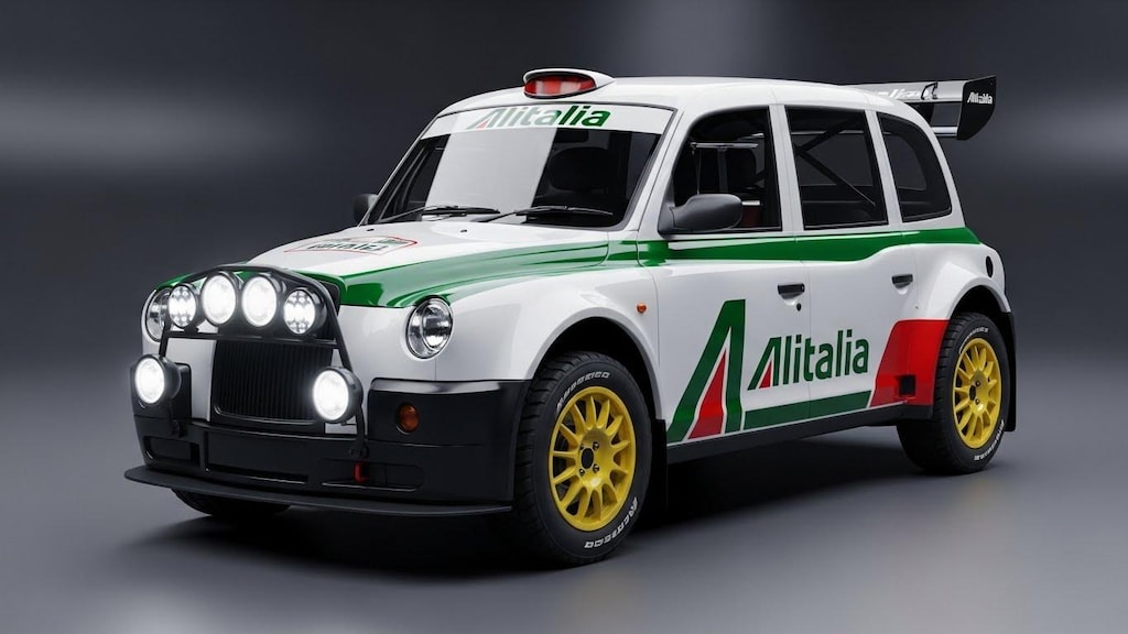 アリタリアロンドンタクシーラリーカー