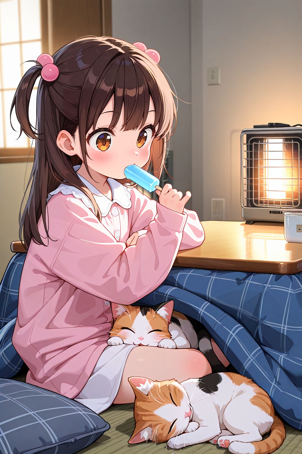 こたつで！