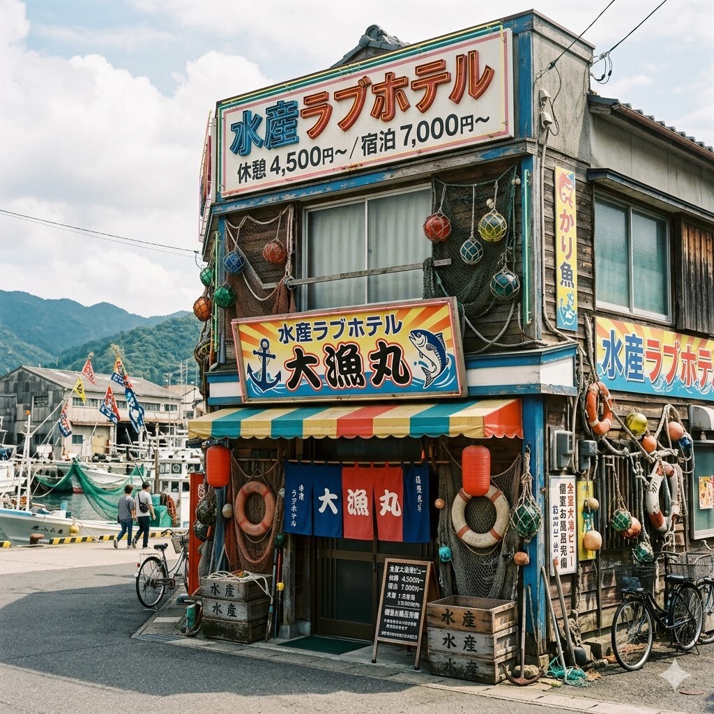 水産業っぽいラブホテル