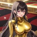 金色ボディスーツinカジノ 4枚目