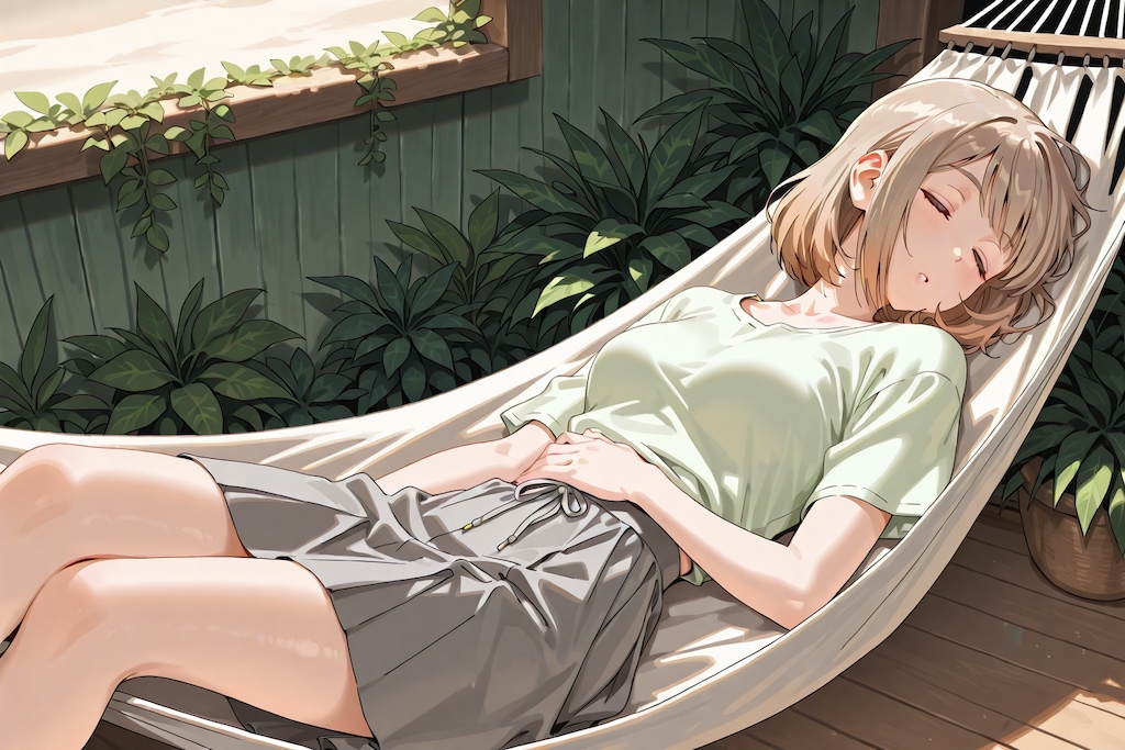 癒しのハンモック