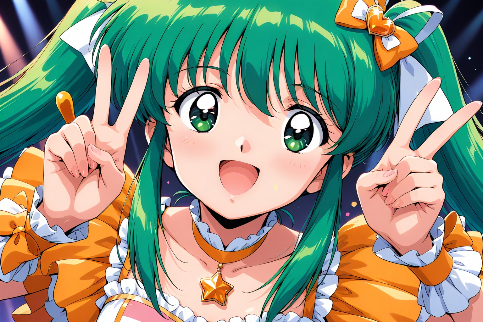 アイドルのピース✌サイン | の人気AIイラスト・グラビア