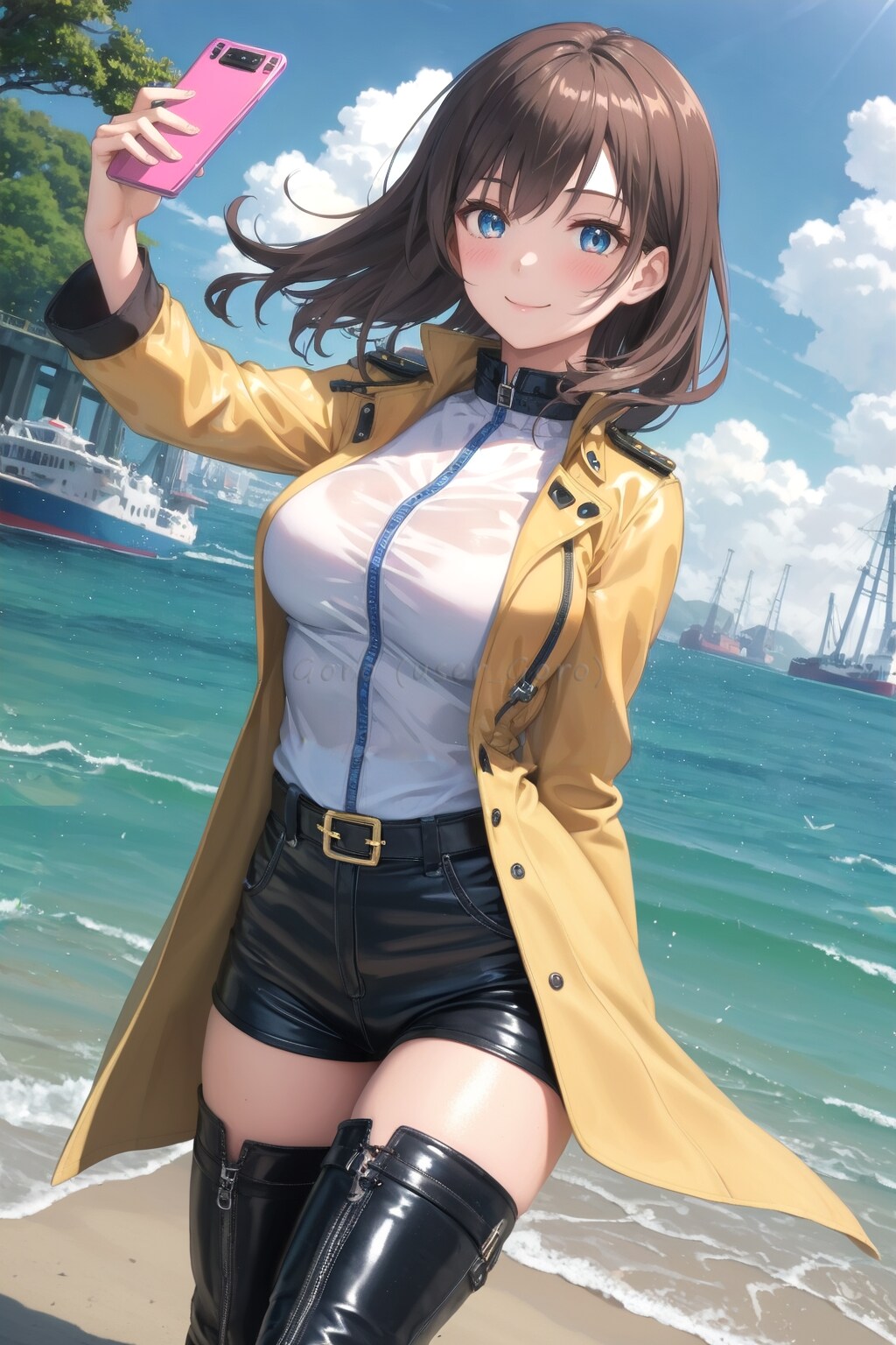 コートの下の絶対領域