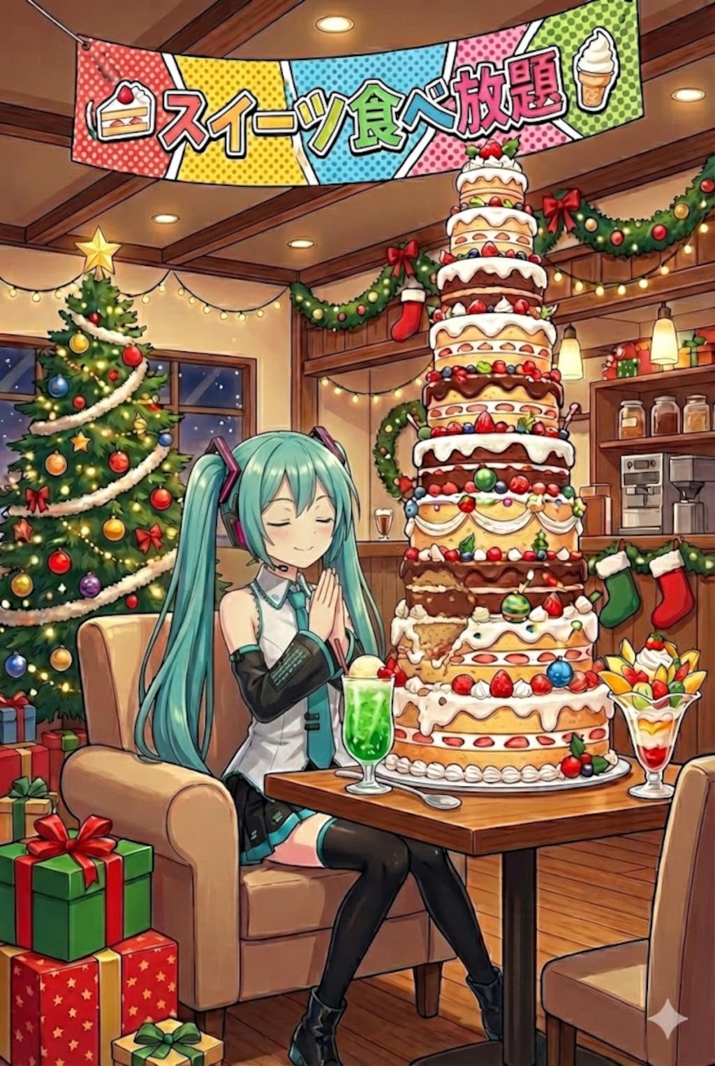初音ミクさん🎂いっただっきまーす！