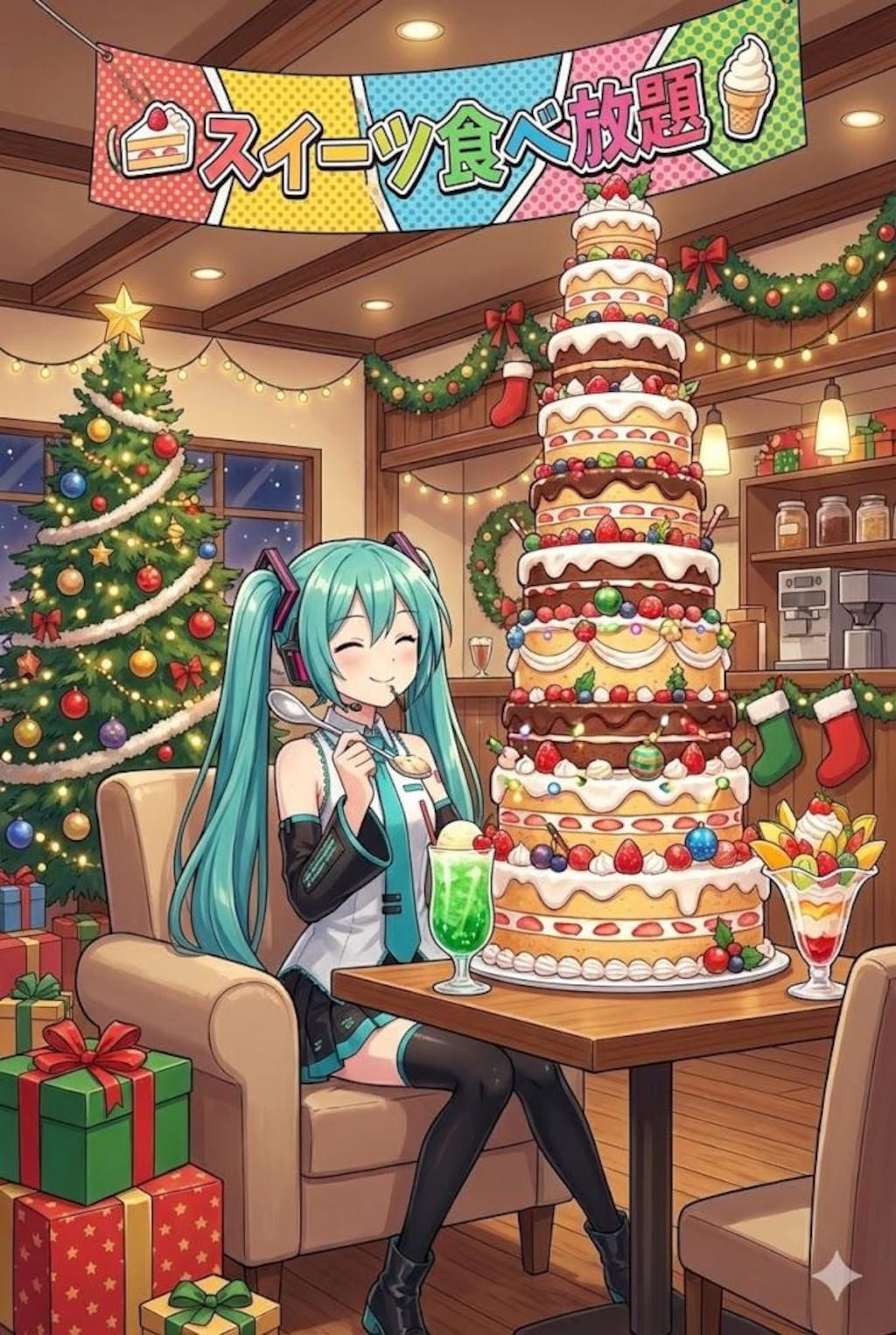 初音ミクさん🎂いっただっきまーす！