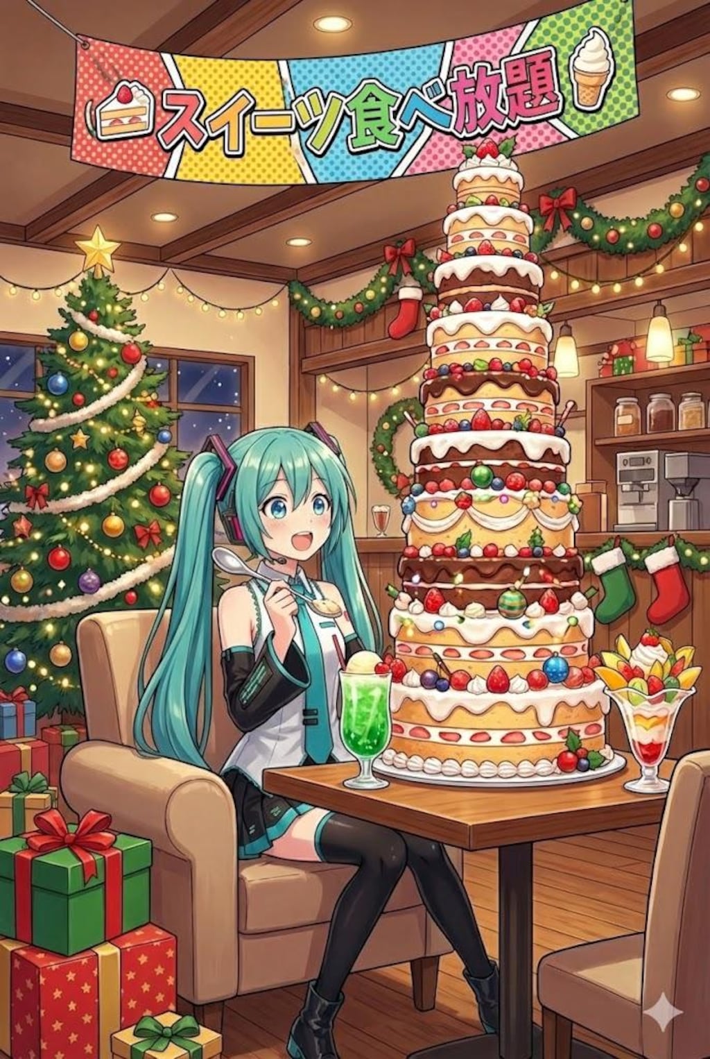 初音ミクさん🎂いっただっきまーす！