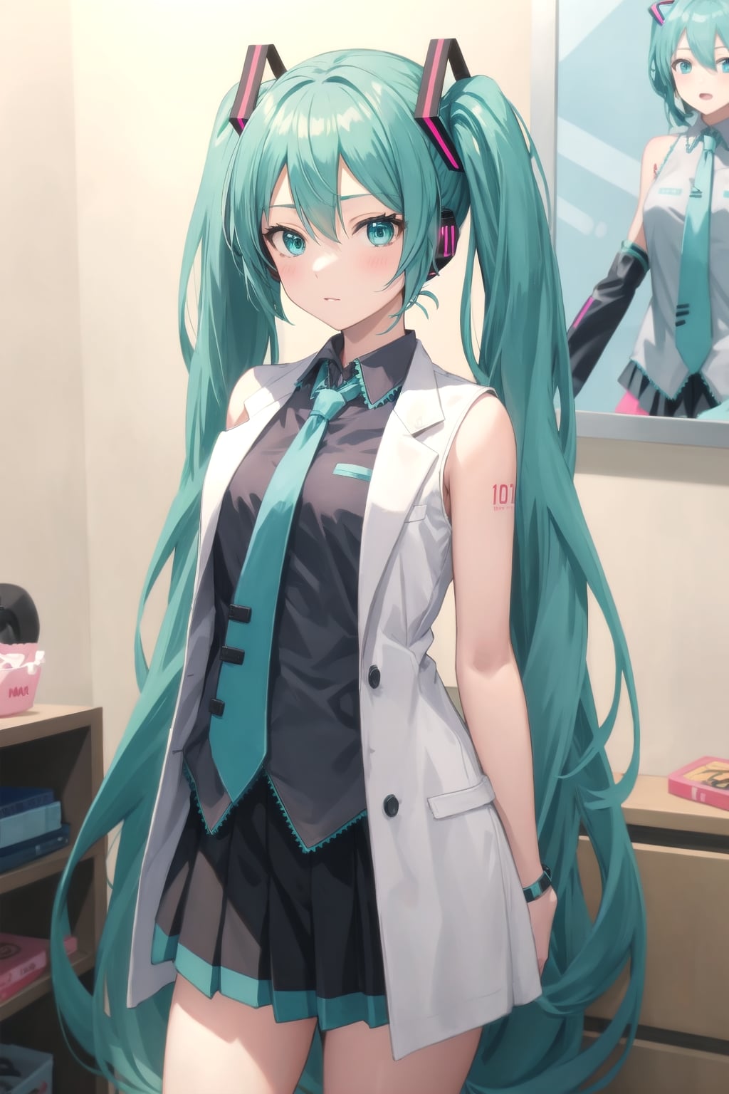 ボカロの服でカウボーイショット