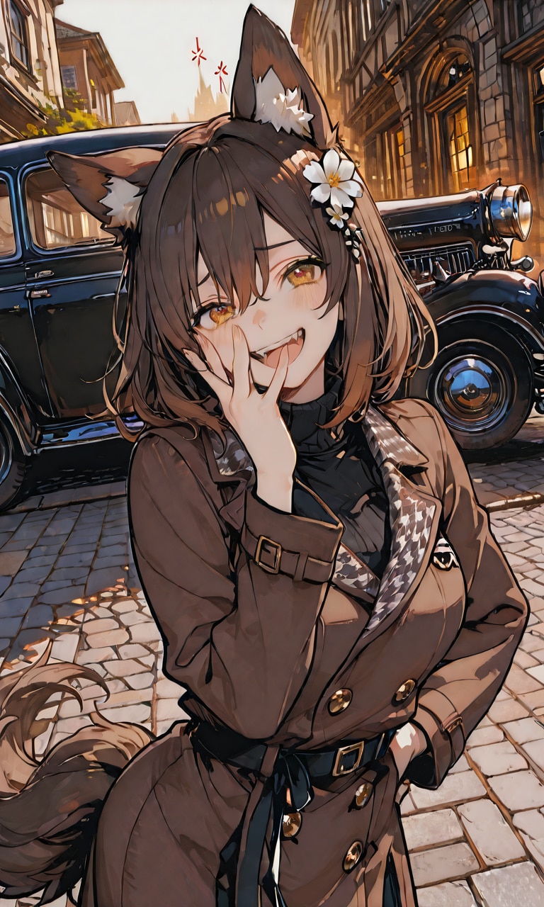 けもみみお嬢とヴィンテージカー