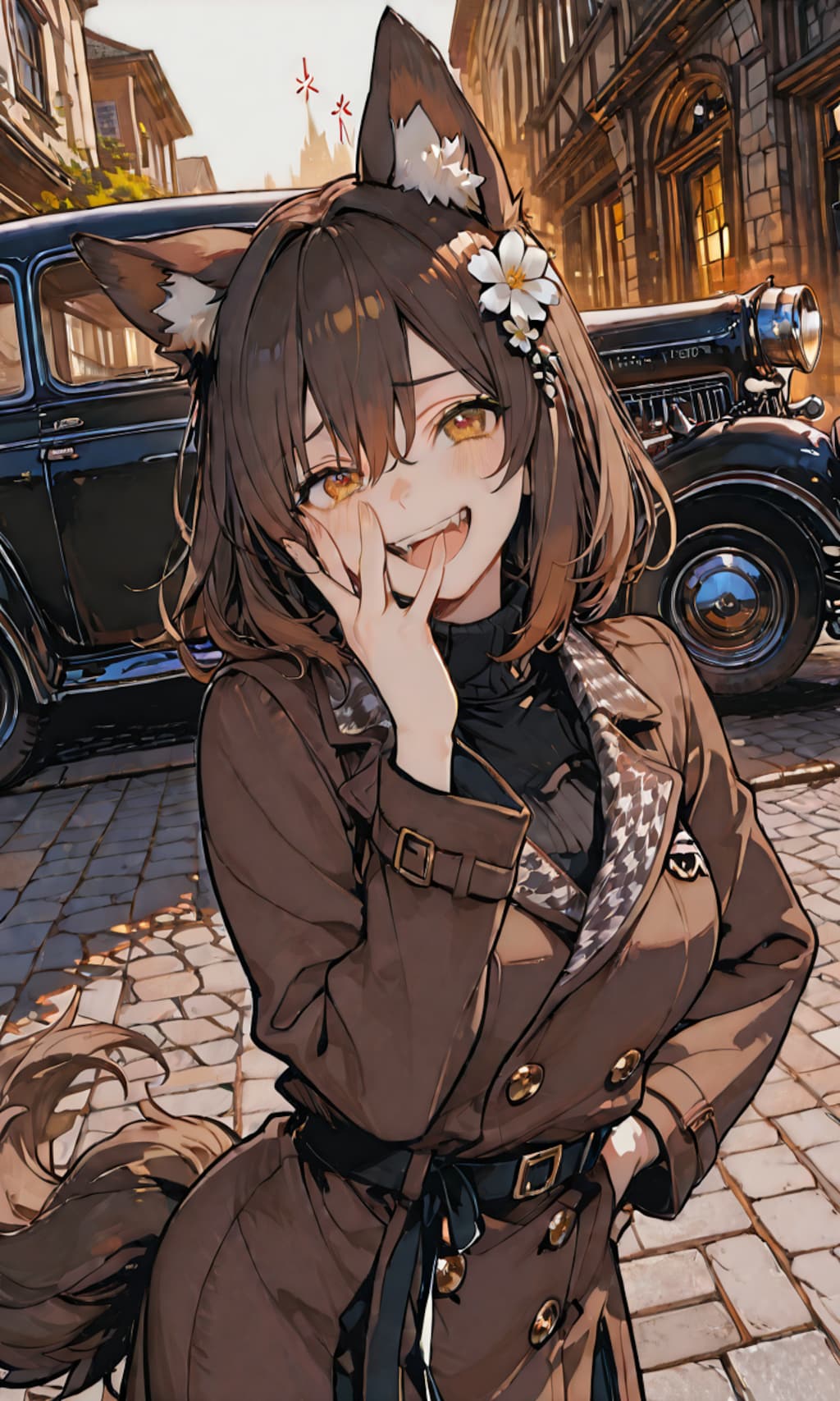 けもみみお嬢とヴィンテージカー