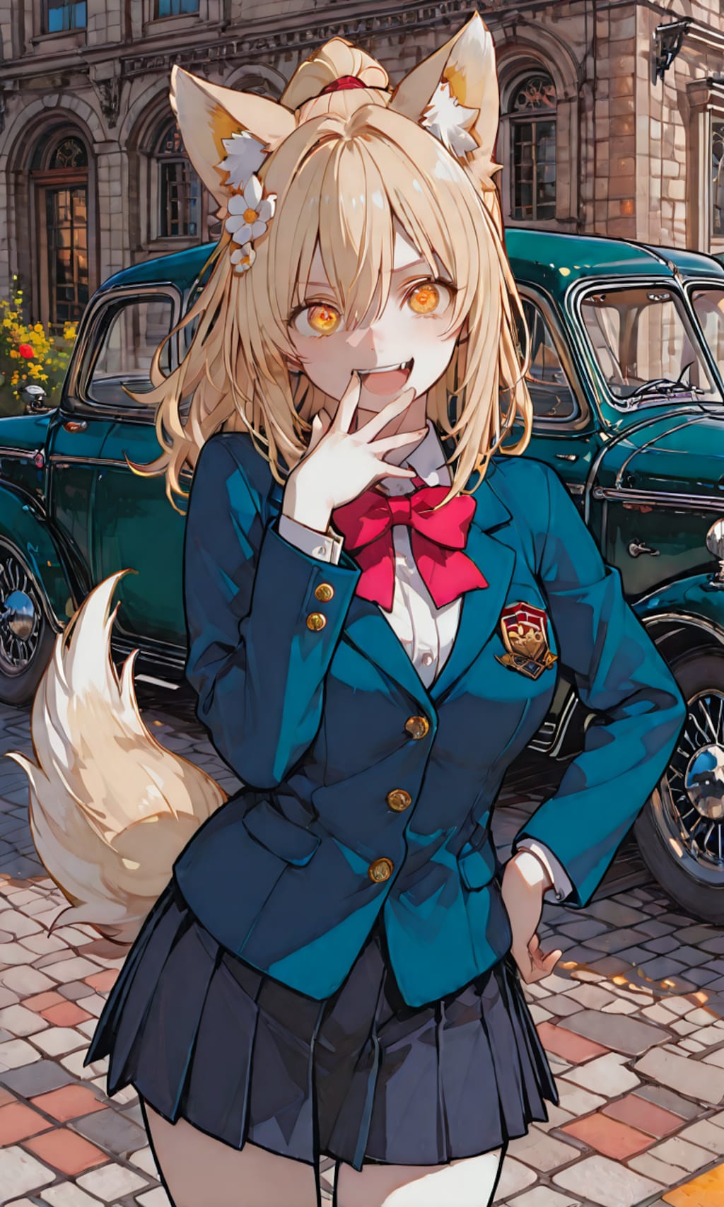 けもみみお嬢とヴィンテージカー