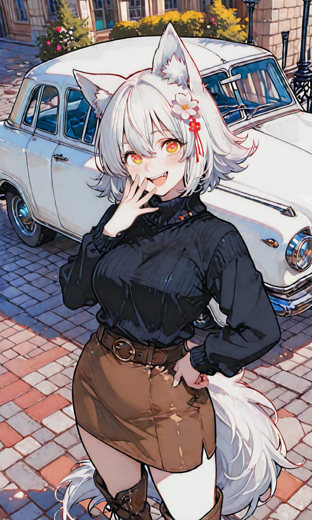 けもみみお嬢とヴィンテージカー