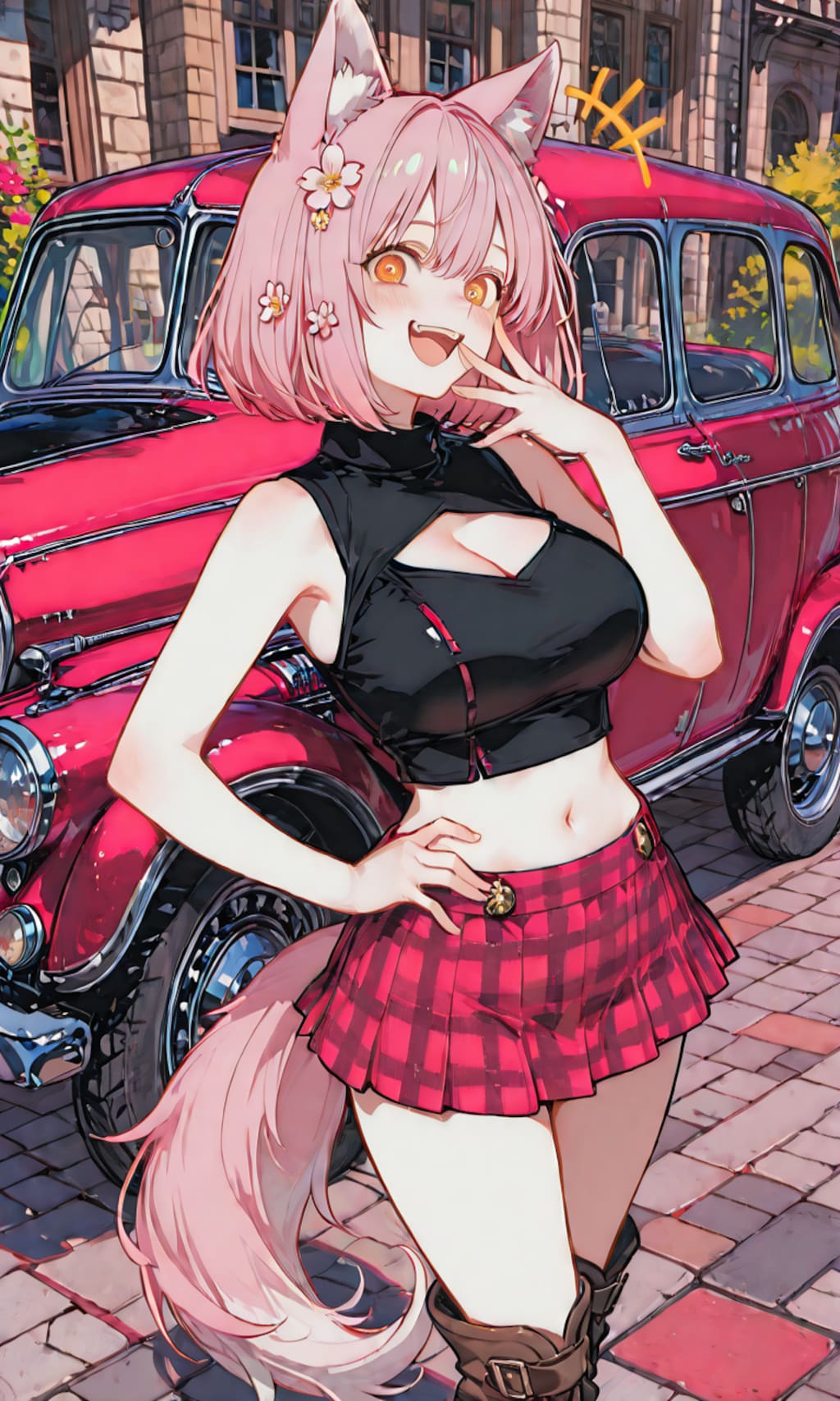 けもみみお嬢とヴィンテージカー