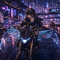「都市夜間追跡任務ログ：継戦の黒狼」 4枚目