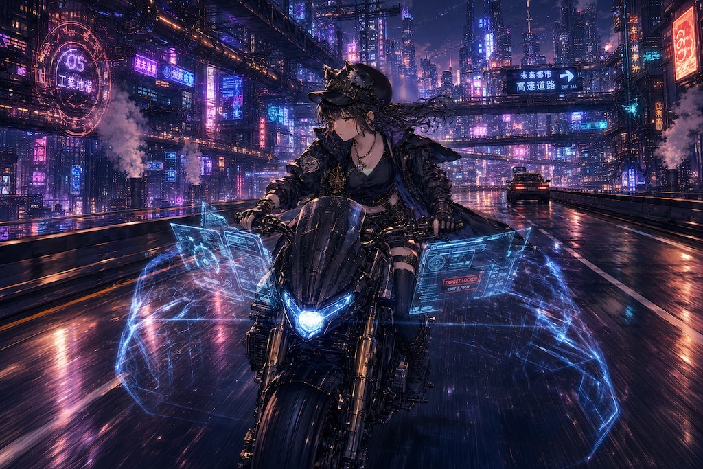 「都市夜間追跡任務ログ：継戦の黒狼」