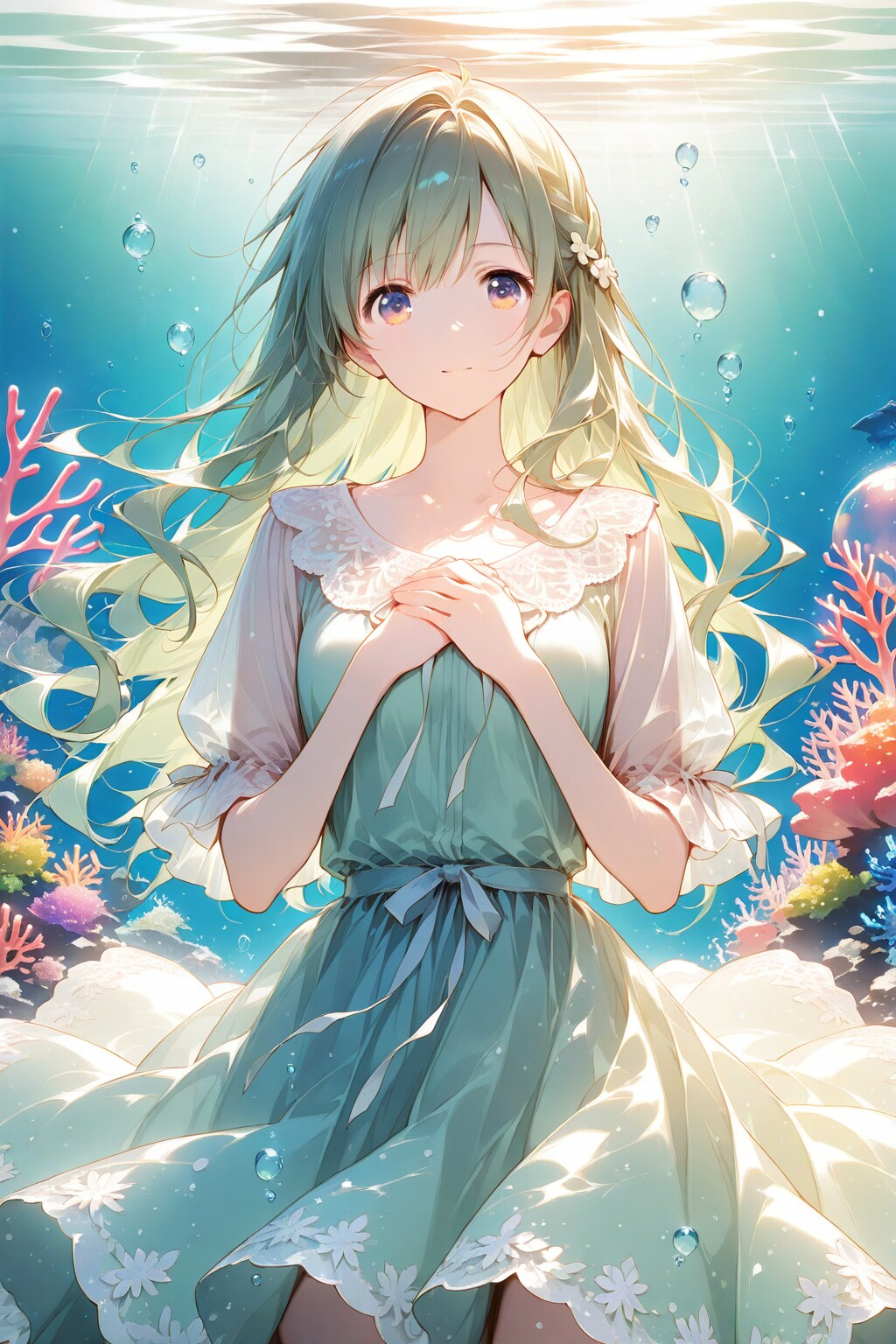 泡の中のプリンセス | の人気AIイラスト・グラビア