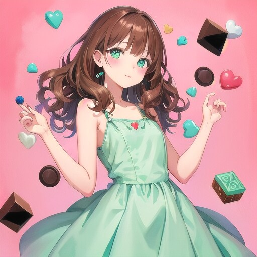 送るのもいいけど、食べたいのがチョコの魅力 | の人気AIイラスト・グラビア