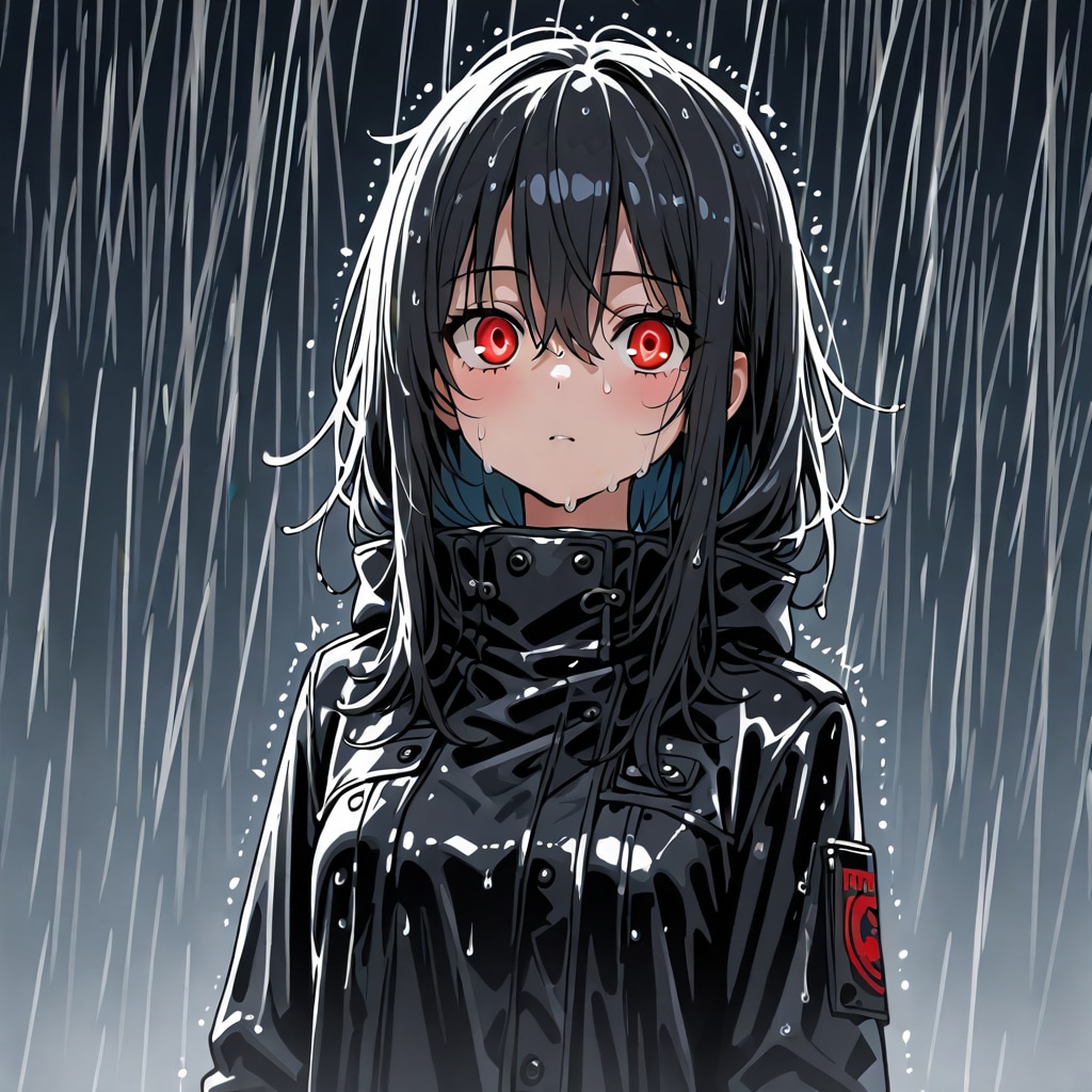 警報級の大雨‼ | の人気AIイラスト・グラビア