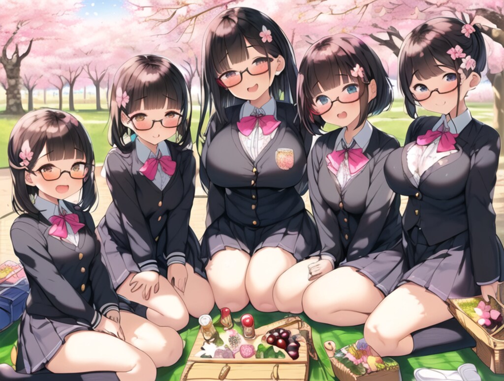 お花見ピクニック