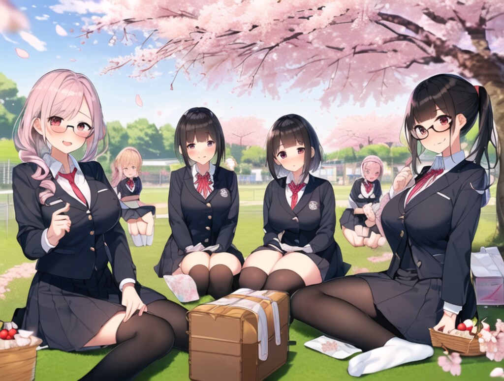 お花見ピクニック