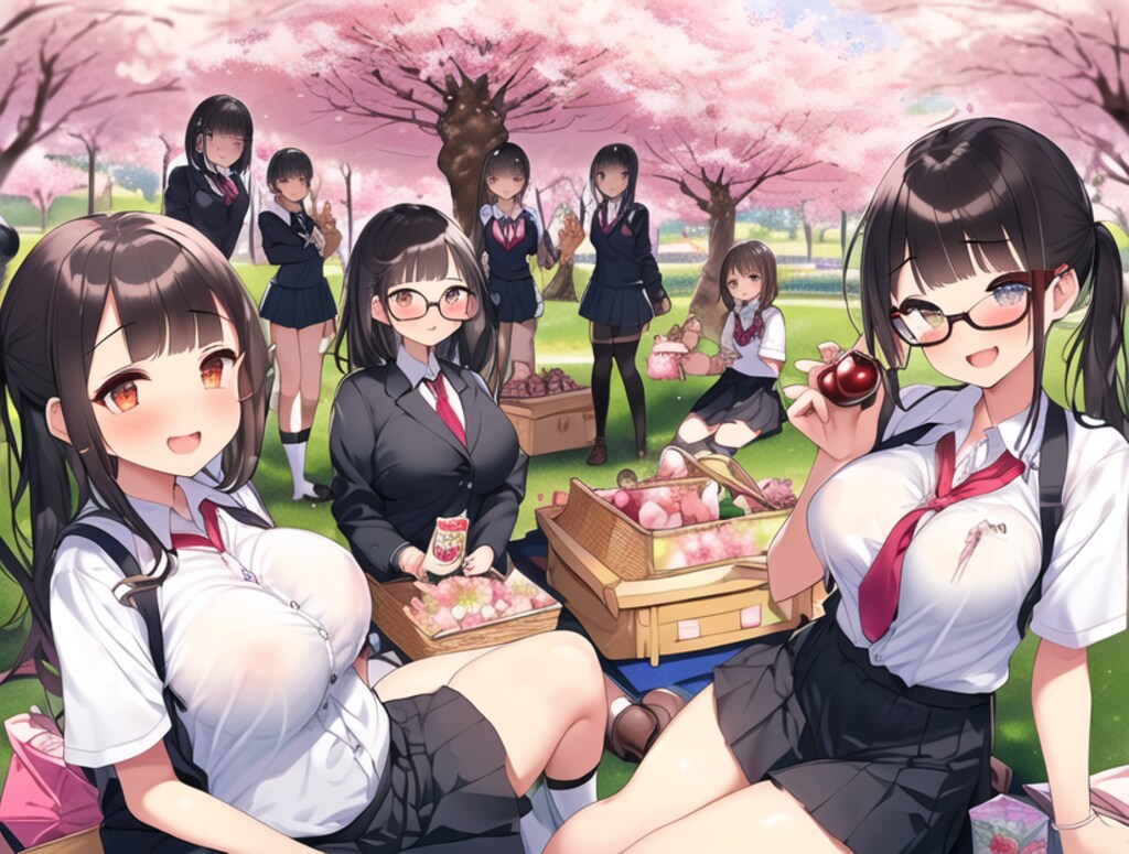 お花見ピクニック