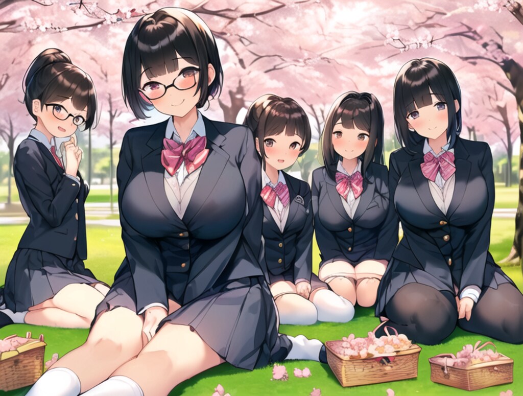 お花見ピクニック
