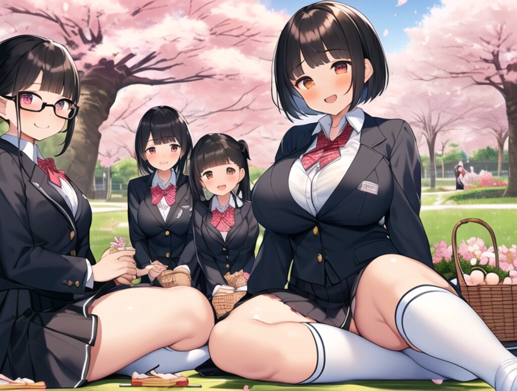 お花見ピクニック