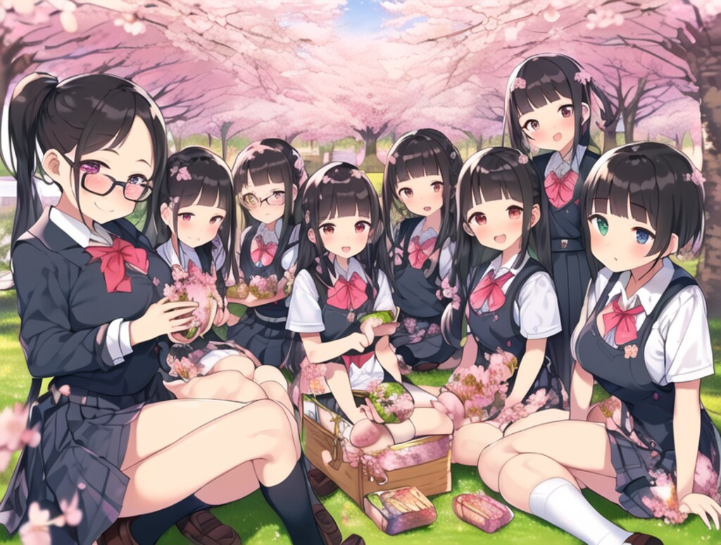お花見ピクニック