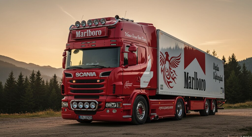 マルボロスカニアトラック