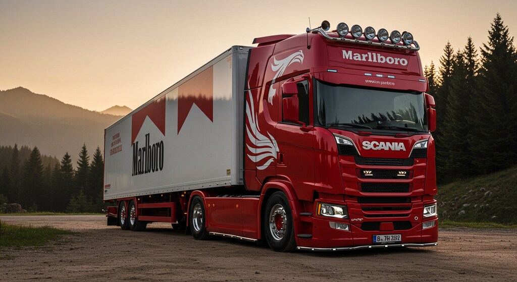 マルボロスカニアトラック